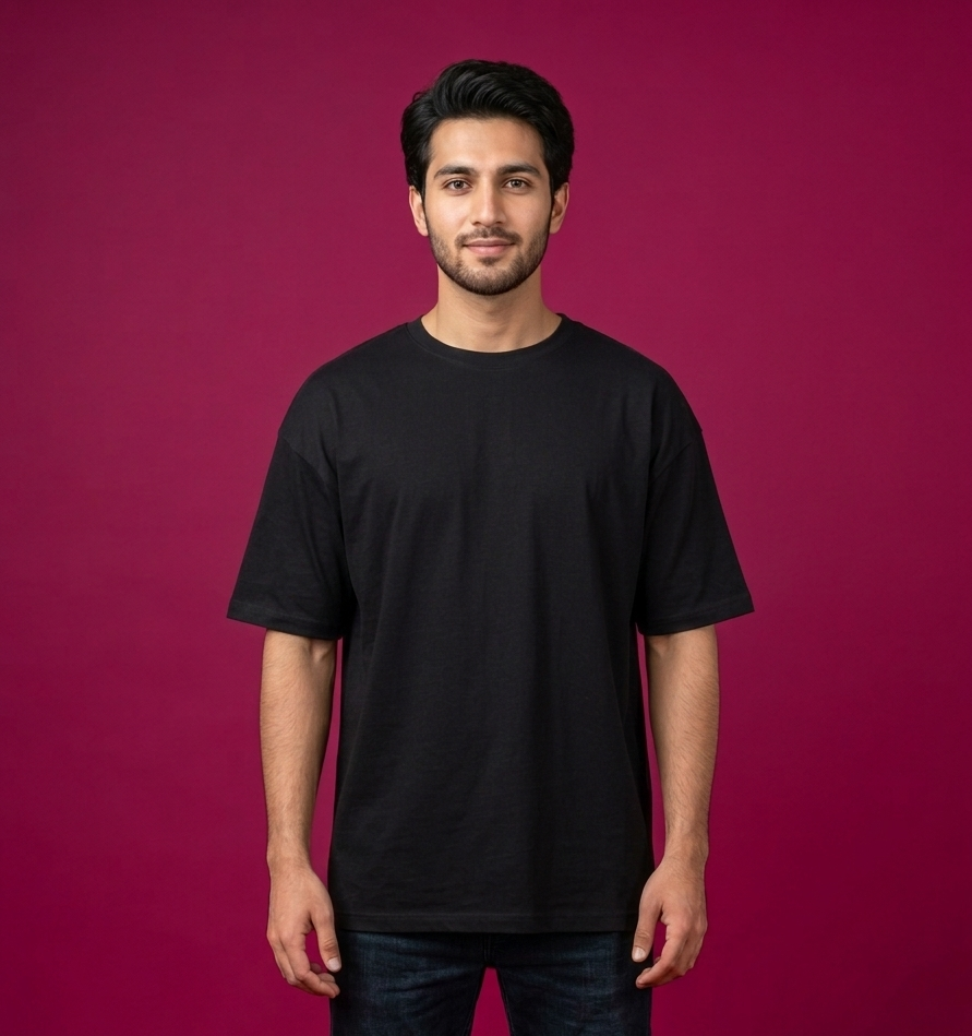 Black Oversized Tee