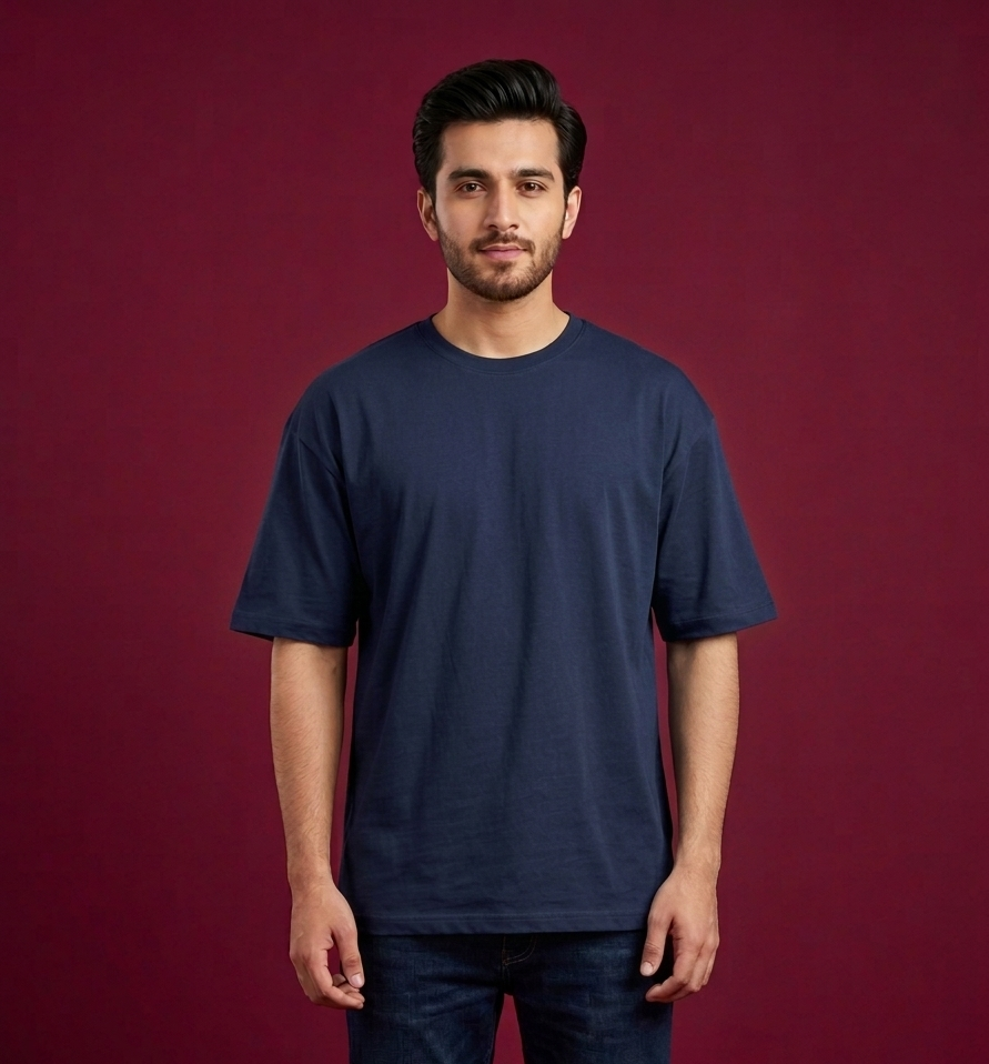 Blue Oversized Tee